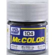 Mr Hobby - Gunze C-104 - Mr. Color (10 ml) Gun Chrome