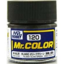 Mr Hobby - Gunze C-120 - Mr. Color (10 ml) RLM80 Olive Green