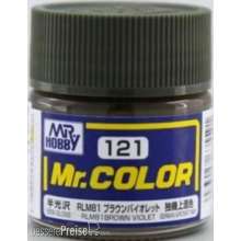 Mr Hobby - Gunze C-121 - Mr. Color (10 ml) RLM81 Brown Violet