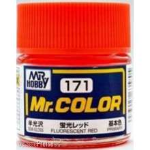 Mr Hobby - Gunze C-171 - Mr. Color (10 ml) Fluorescent Red