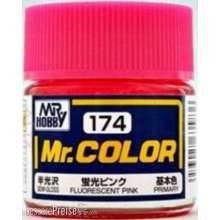 Mr Hobby - Gunze C-174 - Mr. Color (10 ml) Fluorescent Pink