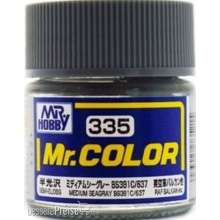 Mr Hobby - Gunze C-335 - Mr. Color (10 ml) Medium Seagray BS381C 637