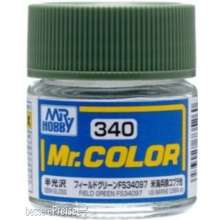 Mr Hobby - Gunze C-340 - Mr. Color (10 ml) Field Green FS34097