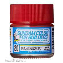 Mr Hobby - Gunze UG-20 - Gundam Color For Builders (10ml) RX-78 RED Ver.