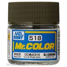 Mr Hobby - Gunze C-518 - Mr. Color (10 ml) Olive Drab 2314