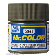 Mr Hobby - Gunze C-361 - Mr. Color (10 ml) Dark Green BS641