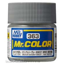 Mr Hobby - Gunze C-363 - Mr. Color (10 ml) Medium Seagray BS637