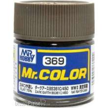 Mr Hobby - Gunze C-369 - Mr. Color (10 ml) Dark Earth BS381C/450