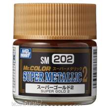 Mr Hobby - Gunze SM-202 - Mr. Color Super Metallic Colors II (10 ml) Super Gold II