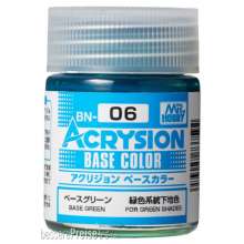 Mr Hobby - Gunze BN-06 - Acrysion Base Color (18 ml) Base Green