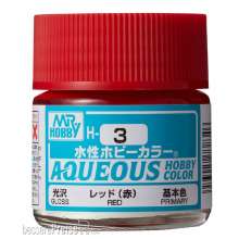 Mr Hobby - Gunze H-003 - Aqueous Hobby Colors (10 ml) Red