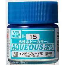 Mr Hobby - Gunze H-015 - Aqueous Hobby Colors (10 ml) Bright Blue