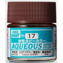 Mr Hobby - Gunze H-017 - Aqueous Hobby Colors (10 ml) Cocoa Brown