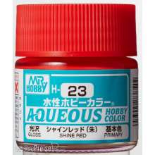 Mr Hobby - Gunze H-023 - Aqueous Hobby Colors (10 ml) Shine Red