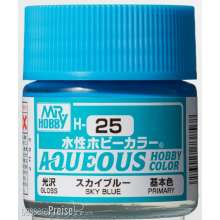 Mr Hobby - Gunze H-025 - Aqueous Hobby Colors (10 ml) Sky Blue