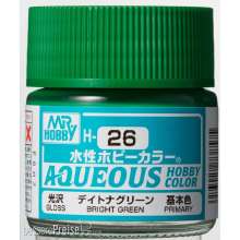 Mr Hobby - Gunze H-026 - Aqueous Hobby Colors (10 ml) Brigth Green