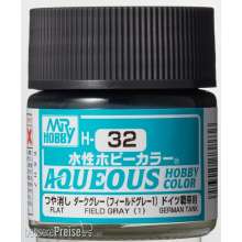 Mr Hobby - Gunze H-032 - Aqueous Hobby Colors (10 ml) Field Gray (1)