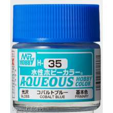 Mr Hobby - Gunze H-035 - Aqueous Hobby Colors (10 ml) Cobalt Blue