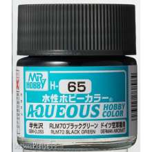 Mr Hobby - Gunze H-065 - Aqueous Hobby Colors (10 ml) RLM70 Black Green