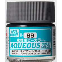 Mr Hobby - Gunze H-069 - Aqueous Hobby Colors (10 ml) RLM75 Gray