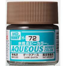 Mr Hobby - Gunze H-072 - Aqueous Hobby Colors (10 ml) Dark Earth