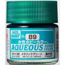 Mr Hobby - Gunze H-089 - Aqueous Hobby Colors (10 ml) Metallic Green