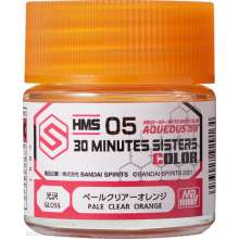 Mr Hobby - Gunze HMS-05 - Mr Hobby -Gunze Aqueous Hobby Colors (10 ml) 30 MINUTES SISTERS Pale Clear Orange