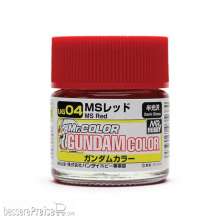 Mr Hobby - Gunze UG-04 - Gundam Color (10ml) MS Red