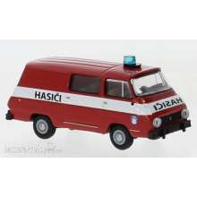 Brekina 30822 - Skoda 1203 Halbbus, Hasici Bohutin, 1969