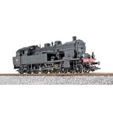 ESU 31186 - Dampflok, H0, T18, 232 TC 421 SNCF, Schwarz, Ep III, Vorbildzustand um 1950, LokSound, Doppelraucherzeuger, Rangierkupplung, DC/AC