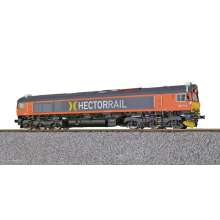 ESU 31284 - Diesellok H0, C66 Hectorrail, T66 713, Ep. VI, Vorbildzustand um 2018, grau/orange, Sound+Rauch, DC/AC