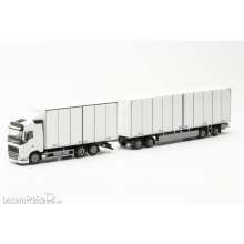 Herpa 315302 - Volvo FH Gl. 2020 Schwedencombi, weiß