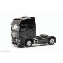 Herpa 315876-002 - MAN TGX GX Zugmaschine mit Spiegelkameras, schwarz