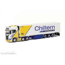 Herpa 316712 - Scania CS 20 HD 6x2 Kühlkoffer-Sattelzug ´Chiltern´ (England/Peterborough)