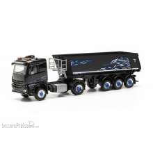 Herpa 316774 - Mercedes-Benz Arocs Classicspace 4x4 Kipp-Sattelzug ´Wagner Mitteleschenbach´ (Bayern/Mitteleschenbach)