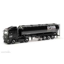 Herpa 317252 - MAN TGX GM Silo-Sattelzug ´Kisker´ (Niedersachsen/Bramsche)