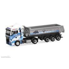 Herpa 318044 - MAN TGX GM Rundmulden-Sattelzug ´Brückmann/Kassel Huskies´ (Hessen/Endermünde)