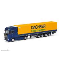 Herpa 318099 - DAF XG+ Gardinenplanensattelzug ´Dachser Intelligent Logistics´ (Bayern/Kempten)