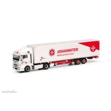 Herpa 318150 - MAN TGX XLX Euro6c Koffer-Sattelzug ´Wandt/Johanniter Weihnachtstruck´