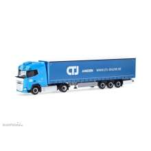 Herpa 318495 - DAF XG Gardinenplanen-Sattelzug ´CTJ´ (Nordrhein-Westfalen/Dormagen)