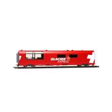 Bemo 3289132 - RhB WRp 3832 Servicewagen ´Glacier Express´