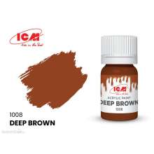 ICM 1008 - BASIC COLORS Deep Brown bottle 12 ml