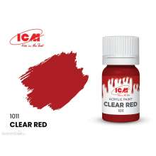 ICM 1011 - CLEAR COLORS Clear Red bottle 12 ml