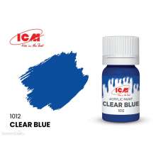 ICM 1012 - CLEAR COLORS Clear Blue bottle 12 ml