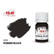 ICM 1039 - GREY Rubber Black bottle 12 ml