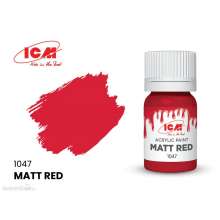 ICM 1047 - RED Matt Red bottle 12 ml