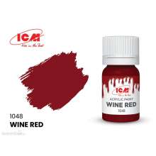 ICM 1048 - RED Wine Red bottle 12 ml