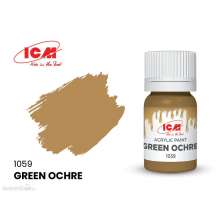 ICM 1059 - BROWN Green Ochre bottle 12 ml