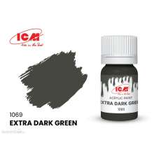 ICM 1069 - GREEN Extra Dark Green bottle 12 ml