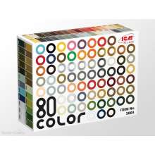 ICM 3004 - Acrylic paint set 80 pcs (77 color + 3 varnishes) 80 x 12 ml